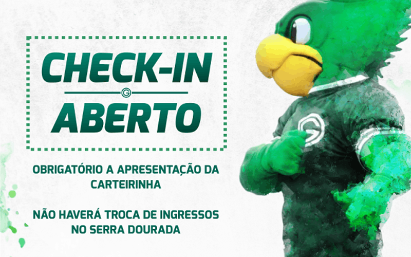 Sócio Sou Verdão: Check-in aberto para Goiás x Flamengo