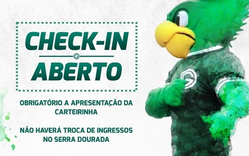 Sócio Sou Verdão: Check-in aberto para Goiás x Grêmio