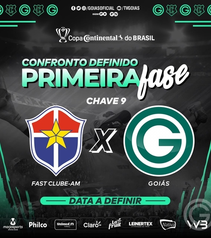Goiás encara Fast-AM na Copa do Brasil 2020