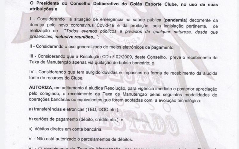Portaria nº1/2020