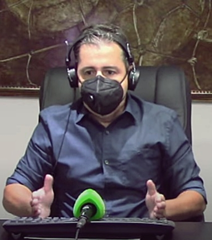 Presidente Paulo Rogério concedeu entrevista coletiva, na manhã desta terça (2)
