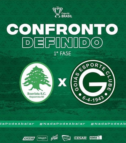 CBF confirma local, data e horário da estreia do Goiás na Copa do Brasil 2021