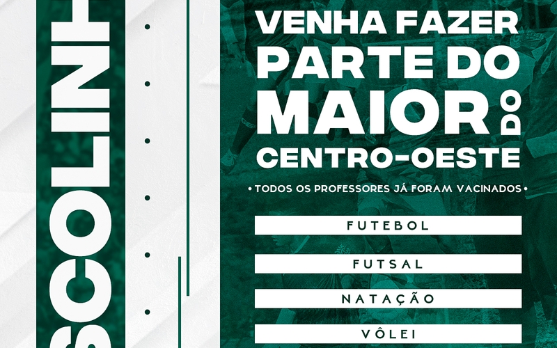 Seja aluno(a) da escolinha do Goiás Esporte Clube