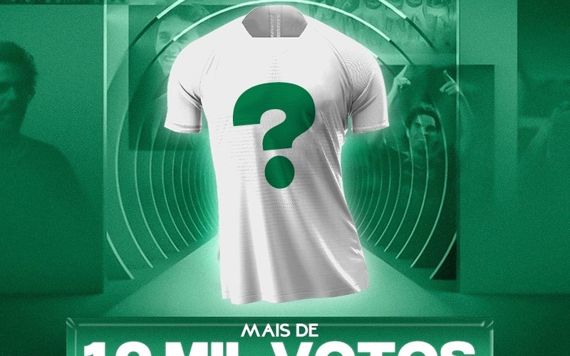 Com mais de 10 mil votos já registrados, interação para escolha do 3° uniforme faz sucesso