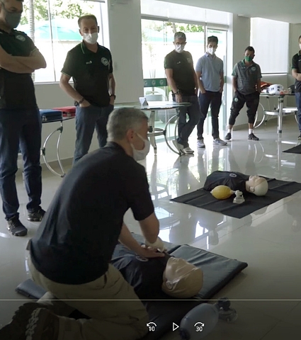 DM do Goiás é o primeiro do Brasil a fazer treinamento de emergência em campo