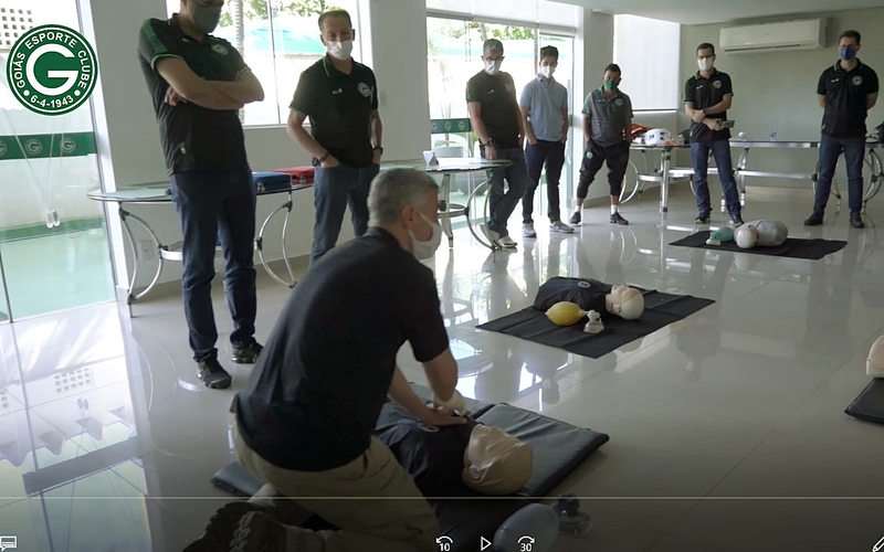 DM do Goiás é o primeiro do Brasil a fazer treinamento de emergência em campo