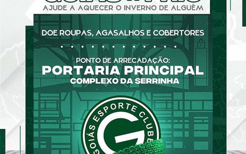 Ação Social: Campanha Goiás x Frio