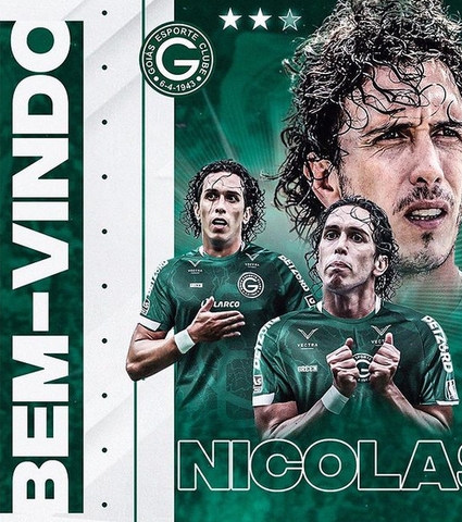 O centroavante Nicolas é mais um reforço do Verdão