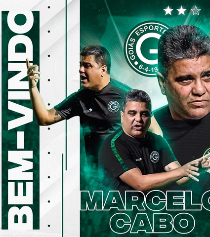 MARCELO CABO É O NOVO TREINADOR DO GOIÁS ESPORTE CLUBE