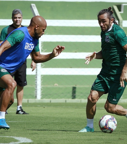 Imagens do treino deste sábado (4) no CT Edmo Pinheiro