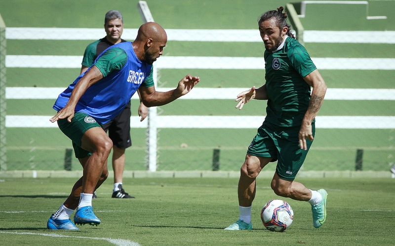 Imagens do treino deste sábado (4) no CT Edmo Pinheiro