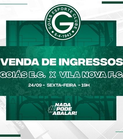 Orientações para o próximo jogo do Goiás Esporte Clube