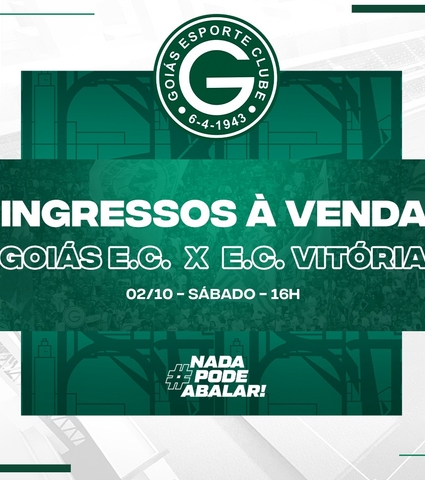 Orientações - Goiás x Vitória - 02/10/21