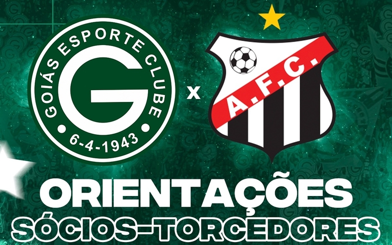 Orientações | Sócios-Torcedores | Goiás x Anápolis – Sábado 29/01/2022
