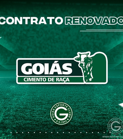 Cimento Goiás renova patrocínio com o Goiás Esporte Clube pela terceira temporada