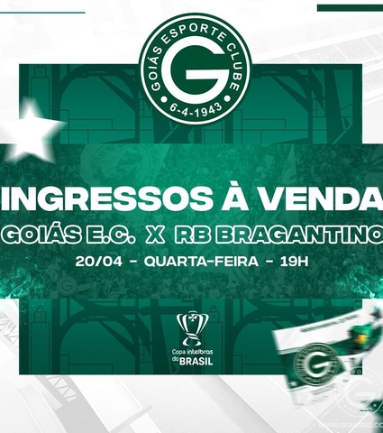 Ingressos: Goiás x Red Bull Bragantino - 20/04/2022