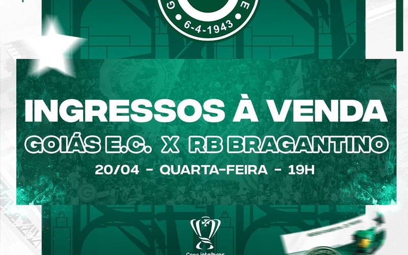 Ingressos: Goiás x Red Bull Bragantino - 20/04/2022