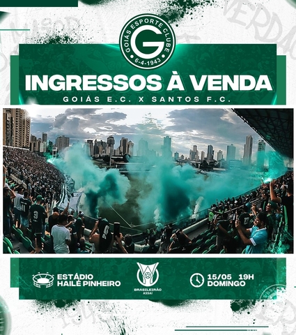 Ingressos para Goiás x Santos - Domingo 15/05/2022