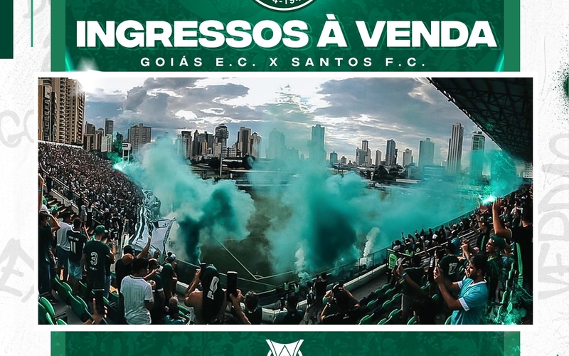 Ingressos para Goiás x Santos - Domingo 15/05/2022