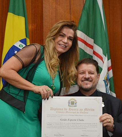 Goiás E.C. recebe diploma da Câmara de Vereadores