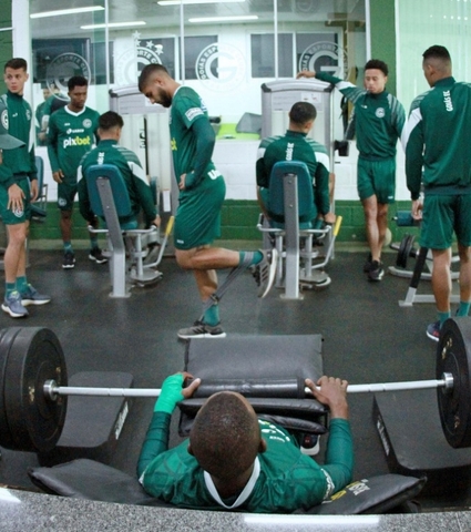 Imagens do treinamento na manhã desta quarta (18)