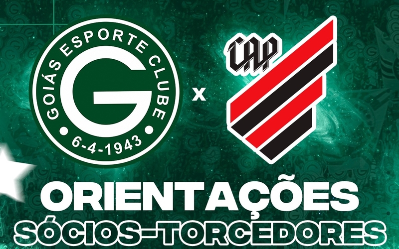 Goiás x C.A.P. – Sábado 09/07/2022 - Orientações Sócios-Torcedores