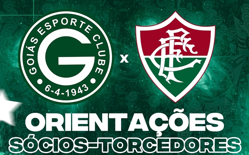 Goiás x Fluminense – Quarta 20/07/2022 - Orientações Sócios-Torcedores