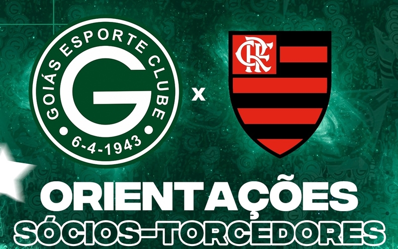 Goiás x Flamengo – Domingo 11/09/2022 - Orientações Sócios-Torcedores