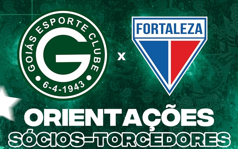 Goiás x Fortaleza – Sábado 01/10/2022 - Orientações Sócios-Torcedores
