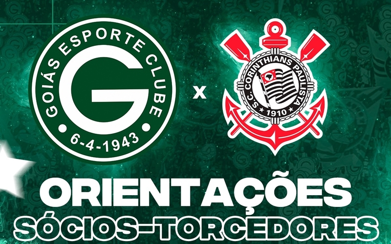 Orientações Sócios-Torcedores - Goiás x Corinthians - Sábado 29/10/2022