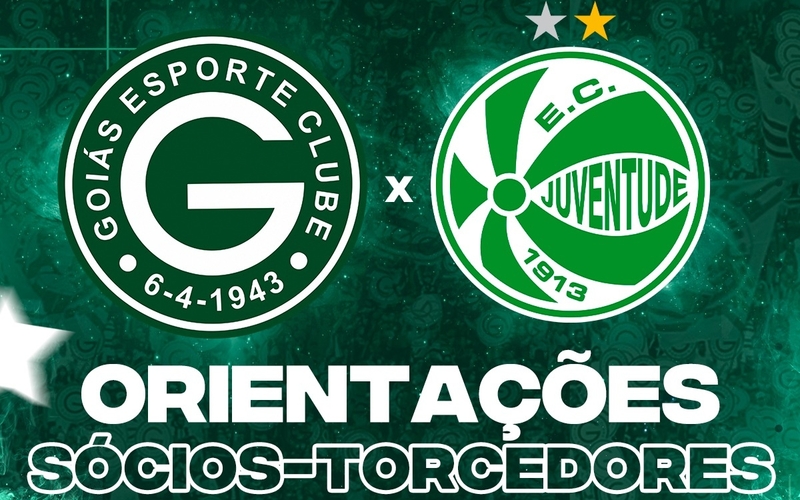 Goiás x Juventude - Sábado 05/11/2022 - Orientações Sócios-Torcedores