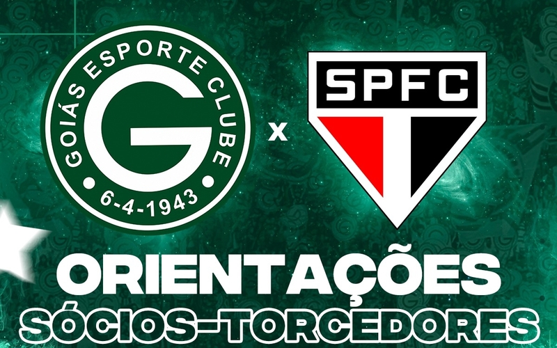 Goiás x São Paulo - Domingo 13/11/2022 - Orientações Sócios-Torcedores