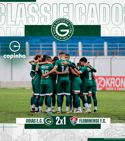 CLASSIFICADO!!! GOIÁS VENCE FLUMINENS/RJ E E AVANÇA NA COPINHA