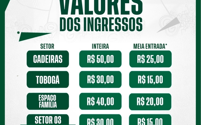 VENDA DE INGRESSOS PARA GOIÁS X VILA NOVA-  DOMINGO 29/01/2023