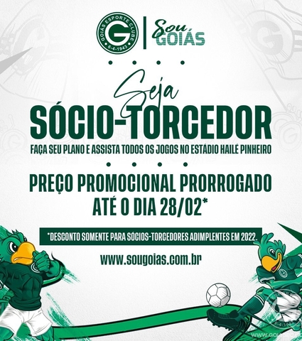 Sócio-Torcedor 2023: Goiás lança pacotes para assistir todos os jogos em casa