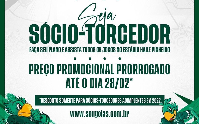 Sócio-Torcedor 2023: Goiás lança pacotes para assistir todos os jogos em casa