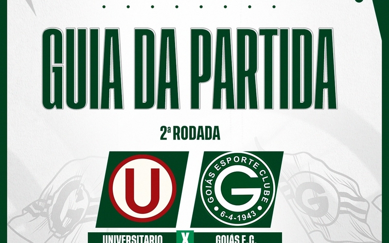 Universitario x Goiás vai começar! Confira o Guia da Partida em 20/04/2023 - Conmebol Sul-Americana