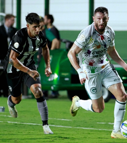Goiás vence o líder Botafogo de virada, 2 a 1