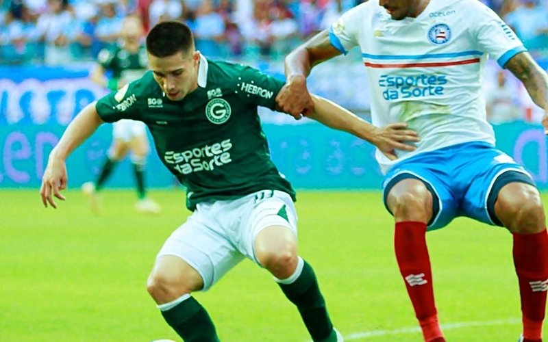 Série A: Goiás empata com o Bahia em Salvador, 1 a 1