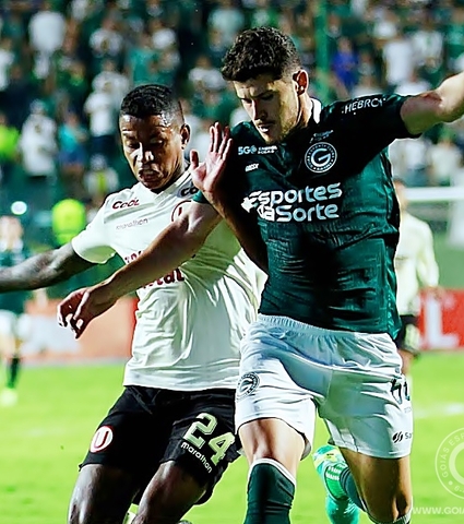 Apodi marca um lindo gol, e Goiás vence o Universitario pela Conmebol Sul-Americana 2023