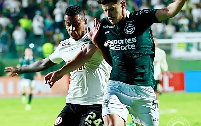 Apodi marca um lindo gol, e Goiás vence o Universitario pela Conmebol Sul-Americana 2023