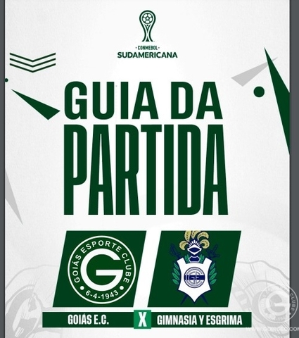 Goiás x Gimnasia pela Conmebol Sul-Americana vai começar! Confira o Guia da Partida em 08/06/2023
