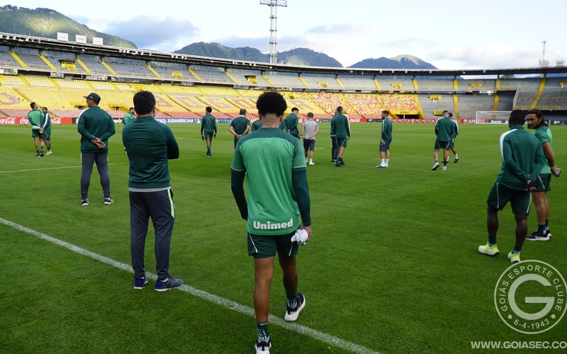 Na Colômbia, Goiás finaliza preparação para a decisão pela Conmebol Sul-Americana