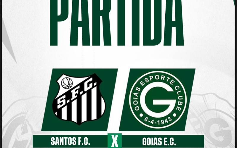 Santos x Goiás vai começar! Confira o Guia da Partida em 09/07/2023