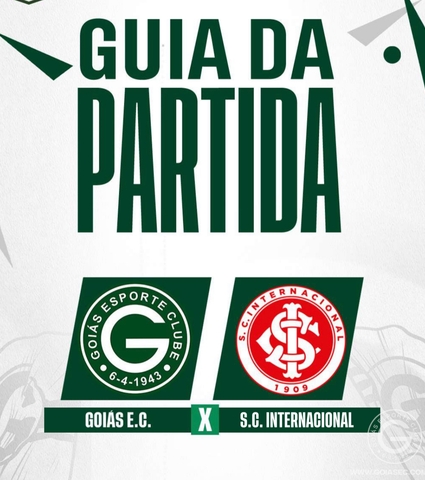 Goiás x Internacional vai começar! Confira o Guia da Partida em 02/09/2023