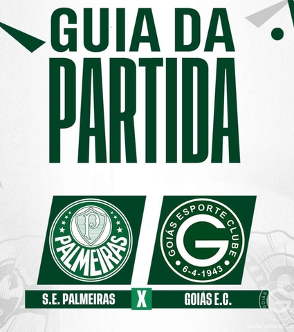 Palmeiras x Goiás vai começar! Confira o Guia da Partida em 15/09/2023