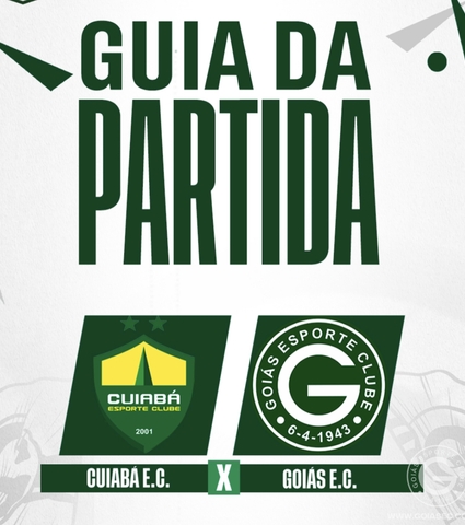 Cuiabá x Goiás vai começar! Confira o Guia da Partida em 21/10/2023