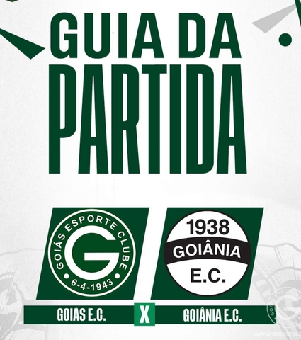 Goiás x Goiânia vai começar! Confira o Guia da Partida em 18/01/2024