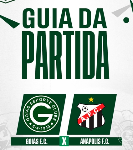 Goiás x Anápolis vai começar! Confira o Guia da Partida em 24/01/2024