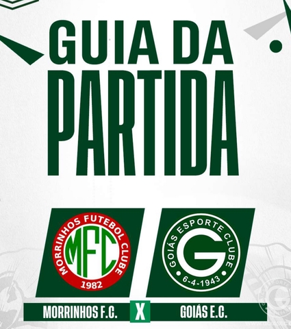 Morrinhos X Goiás vai começar! Confira o Guia da Partida em 07/02/2024